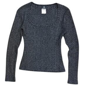 Y2K Anxiety Cafe Shimmer Top